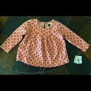 Tea Collection Baby Pleated Shirt